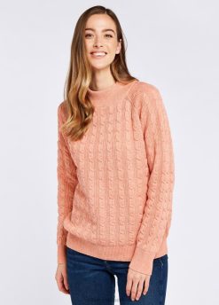 Aprikose 20XZ4665 Dubarry Tallanstown-Strickpullover Kleidung Frauen