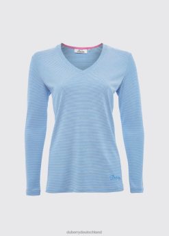 Blau 20XZ4728 Dubarry Portumna Langarm-Top Kleidung Frauen
