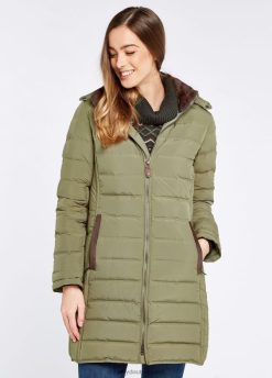 düsteres Grün 20XZ4498 Dubarry Ballybrophy-Steppjacke Kleidung Frauen