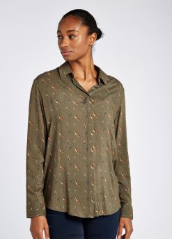 düsteres Grün 20XZ4775 Dubarry Obstgarten-Shirt Kleidung Frauen