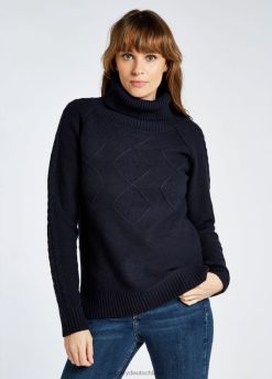 Marine 20XZ4214 Dubarry Grober Rollkragenpullover von Belleek Kleidung Frauen