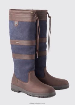 marine/braun 20XZ423 Dubarry Galway Country-Stiefel Schuhwerk Frauen