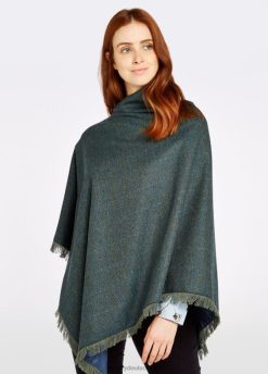 Nebel 20XZ4272 Dubarry Haselholz-Tweed-Poncho Kleidung Frauen
