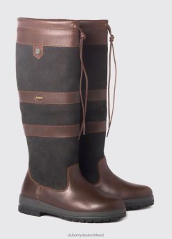 Schwarz Braun 20XZ465 Dubarry Galway Country-Stiefel Schuhwerk Frauen