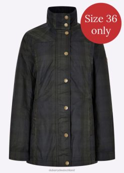 schwarze Uhr 20XZ4691 Dubarry Annestown Wachsjacke Kleidung Frauen