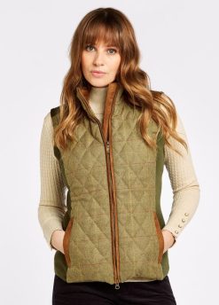 Ulme 20XZ4532 Dubarry Weste aus Wacholder-Tweed Kleidung Frauen