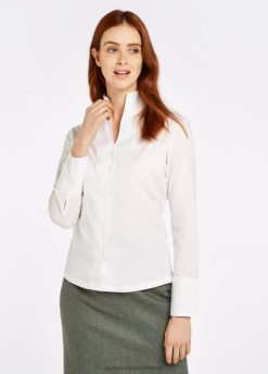 Weiß 20XZ4176 Dubarry Schneeglöckchen-Shirt Kleidung Frauen
