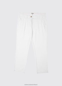 Weiß 20XZ4598 Dubarry Reed-Caprihose Kleidung Frauen
