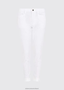 Weiß 20XZ4608 Dubarry Killybegs Chinos Kleidung Frauen