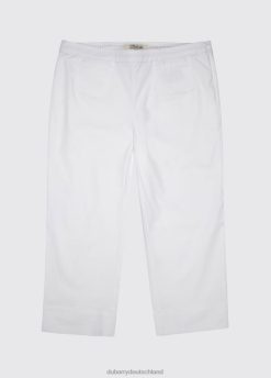 Weiß 20XZ4824 Dubarry Kurz geschnittene Bluebell-Hose Kleidung Frauen