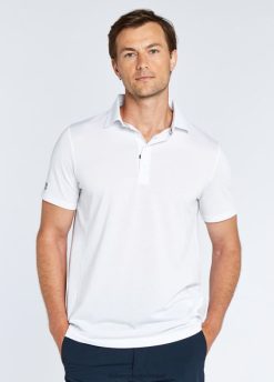 Weiß 20XZ4998 Dubarry Sorrento Kurzarm-Polo Kleidung Männer