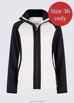 weiß-multi 20XZ4528 Dubarry Smaragdjacke Kleidung Frauen